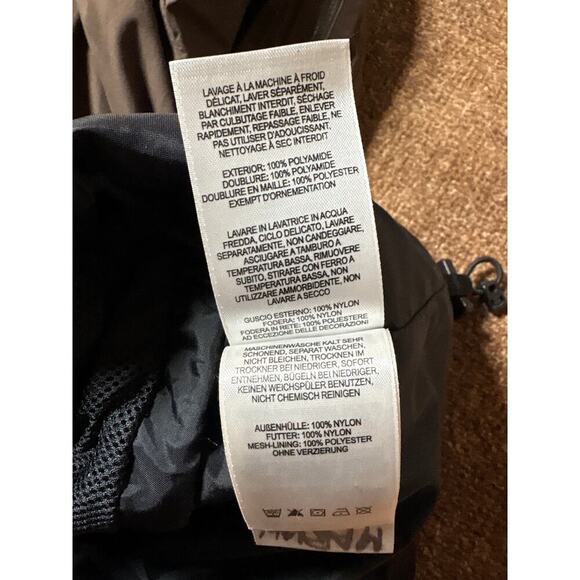 Mountain Hardwear Chocolate Brown Shell Jacket – Men’s M Waterproof Hiking Layer - Picture 4 of 6